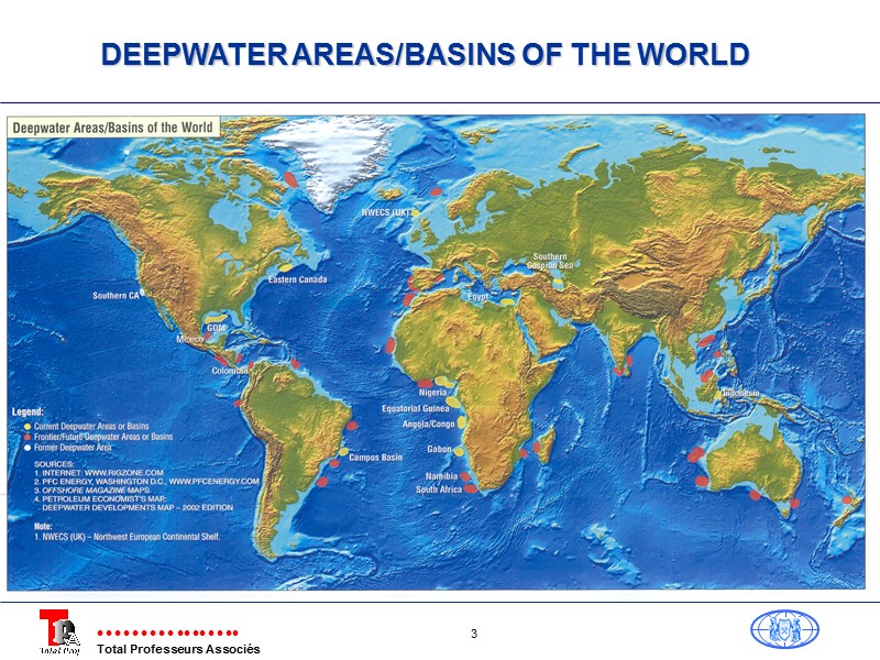 DEEPWATER AREAS/BASINS OF THE WORLD